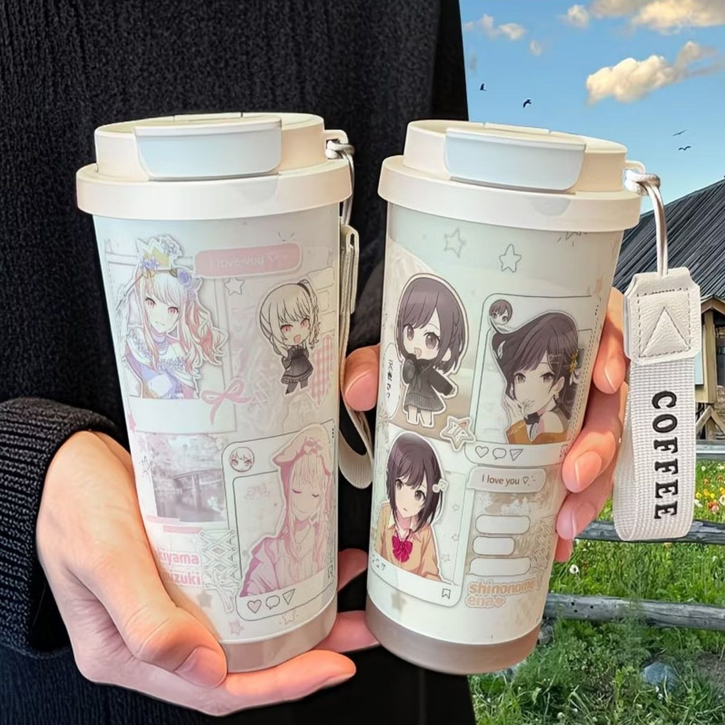 晓山瑞希东云绘名保温杯