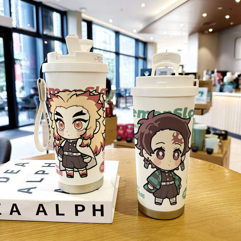 鬼灭之刃手办周边保温杯动祢豆子