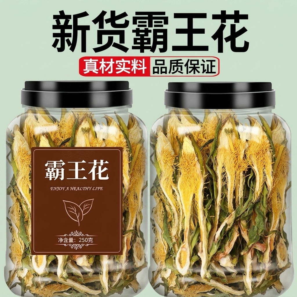 霸王花中药材干货农家自产新鲜花七星剑花昙花煲汤炖肉料肇庆特产