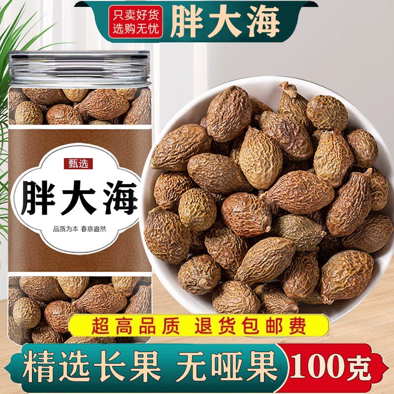 胖大海中药材500g官方旗舰店特级野生散装正品茶罗汉果泡茶泡水喝