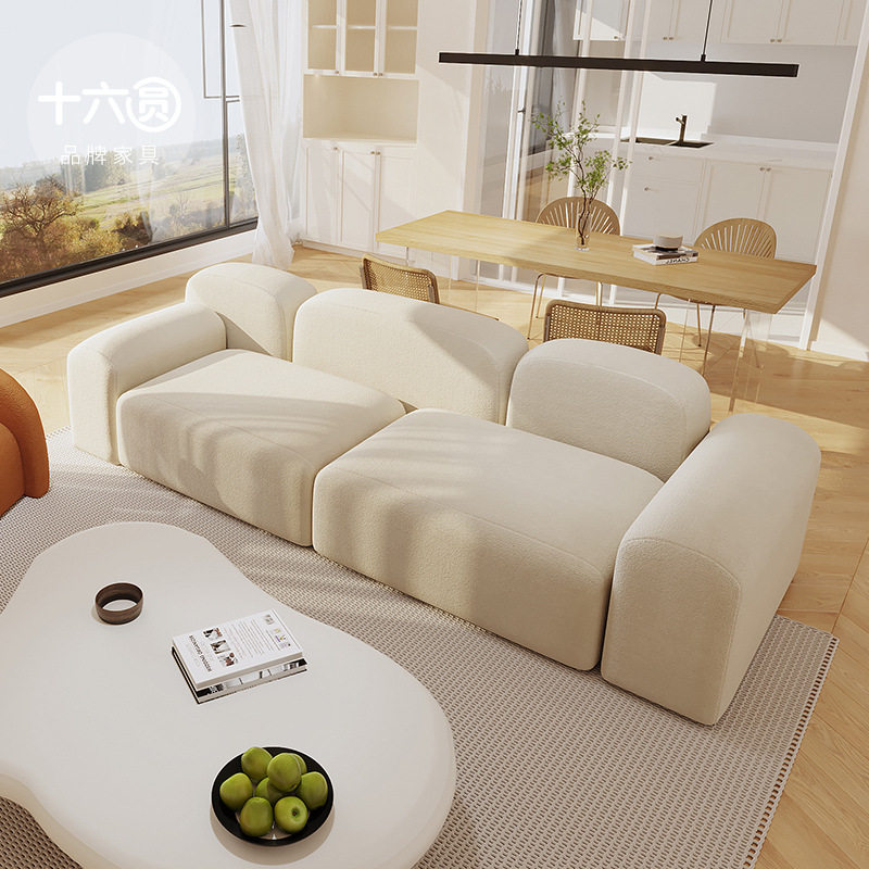 奶油风布艺沙发豆腐方块日式大小户型客厅北欧直排三人位双人沙发,橡塑材料及制品,其他塑料制品,淘宝优惠券,粉丝福利购,淘宝优惠卷