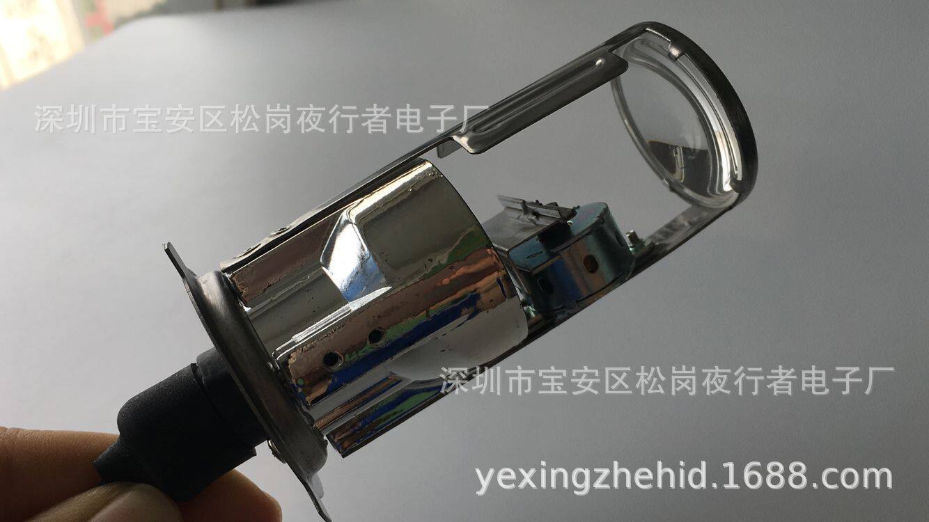 H4迷你透镜 摩托车HID大灯透镜 双光透镜 远近一体快启无损安装