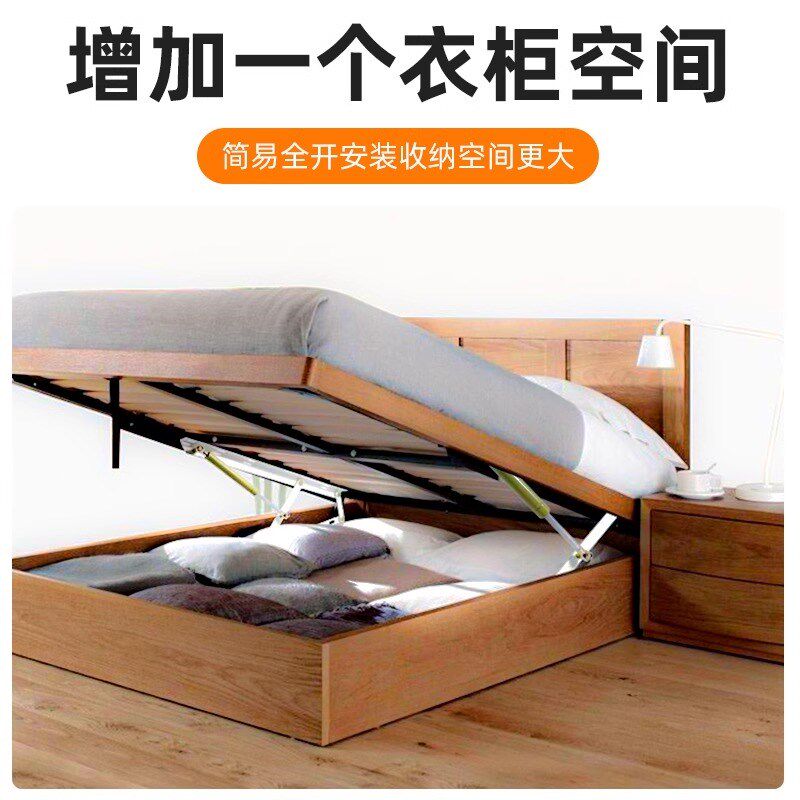 气弹簧床板液压支撑杆双人床骨架缓冲升降器榻榻米床箱承重气压杆