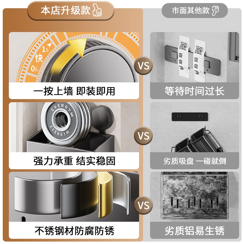 吸盘筷筒新款高颜值筷子收纳盒壁挂式家用筷子筒笼厨房筷子置物架