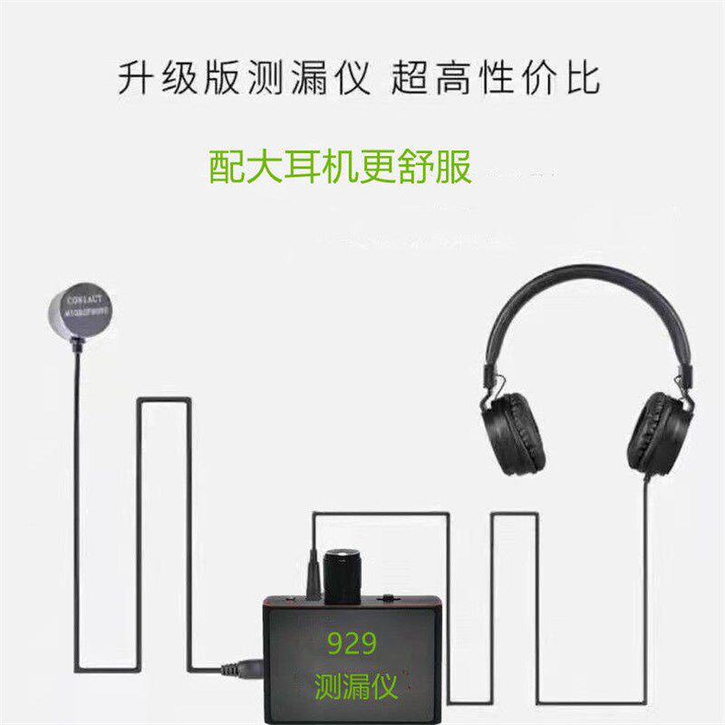 墙体管道测漏仪集音拾音声音放大汽车检修听音录音模块听声器墙壁