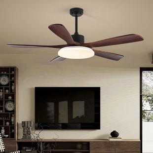 复电古客厅风扇灯51164专6寸大尺寸灯吊扇大气实木扇叶餐厅风扇跨
