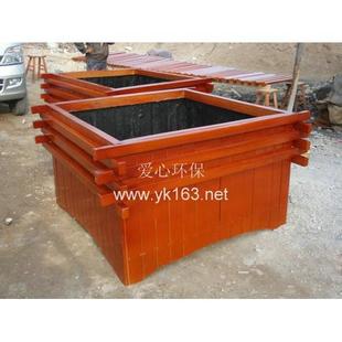 落地式铝合金花箱花槽 防腐景观工程市政道路护栏厂家来厂参