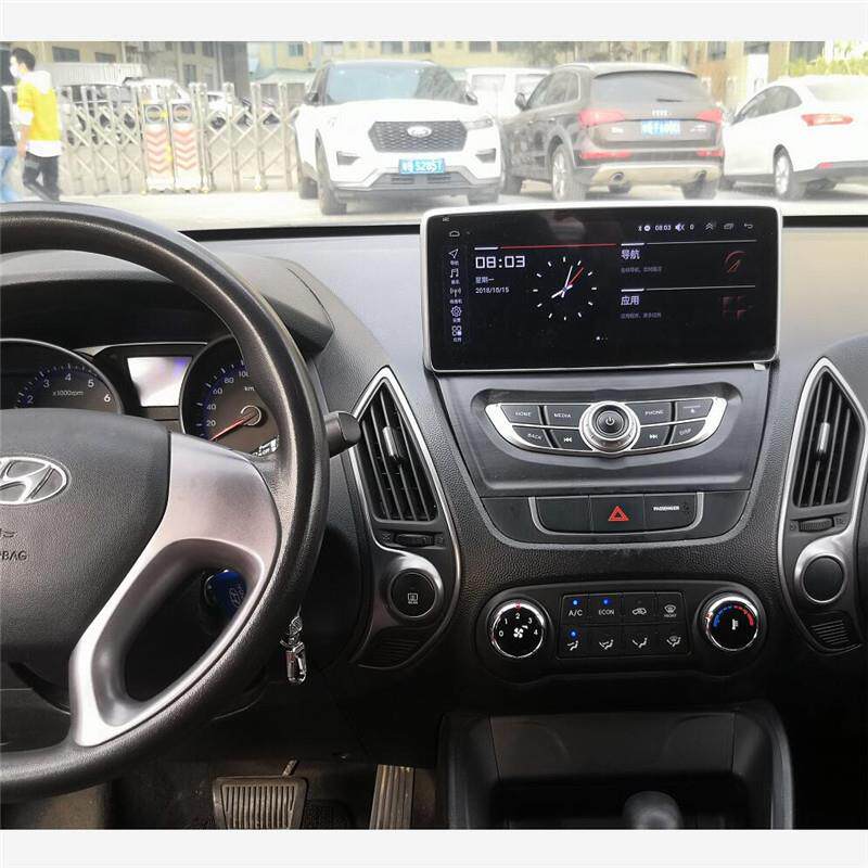 适用现代ix35安卓智能导航4G上网10.25寸声控高德八核dsp carplay