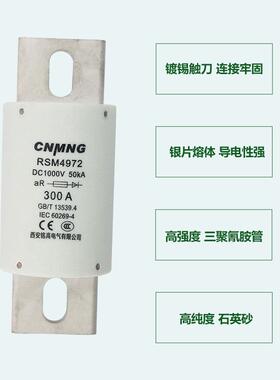 充电桩熔断器RSM4972DC1000V新能源电动汽车直流RS309HEV450-650A