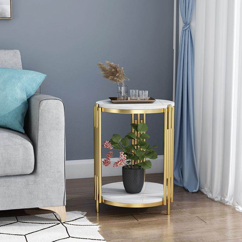 小圆桌大理石边几轻奢岩板客厅沙发床头柜边桌阳台小茶几整装组合,电子元器件市场,其它元器件,淘宝优惠券,粉丝福利购,淘宝优惠卷