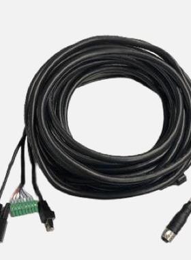 海康智能相机 17-pin M12公头高柔网口组合线IO线