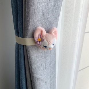 立体卡通可爱窗帘绑带弹力收纳束缚绳子儿童房卧室软装饰窗帘扣