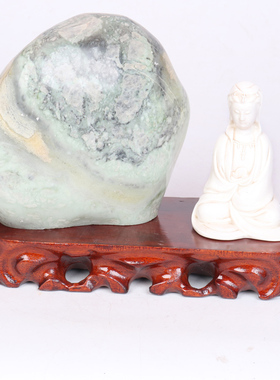 b012奇石底座实木石头座托架扁长条形薄片石头座根雕摆件木座可挖