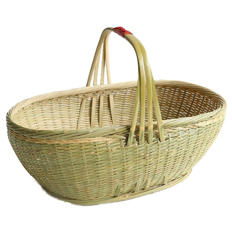 竹编提篮竹篮竹编筐手提篮采摘篮买菜筐厨房收纳篮水果篮蔬菜篮,特色手工艺,竹编/竹雕,淘宝优惠券,粉丝福利购,淘宝优惠卷
