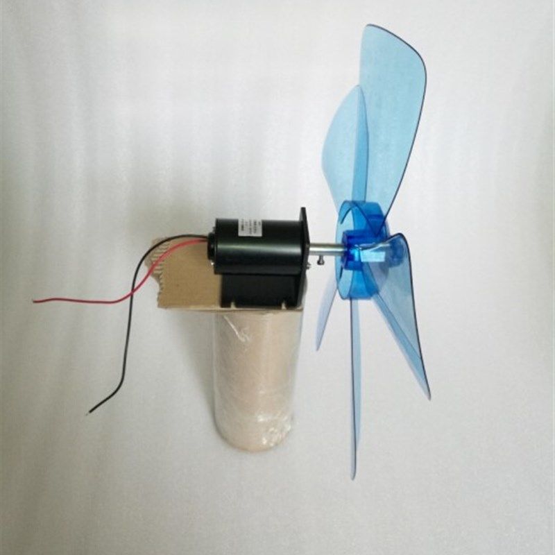 风力发电机 36W直流小型微型 12V-24V永磁直流电机马达模型小风扇