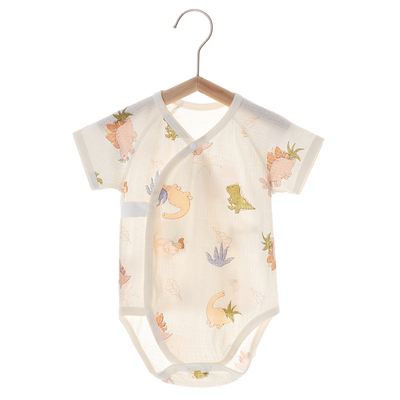 新生婴儿短袖包屁衣夏季薄款纯棉包臀三角哈衣宝宝连体衣爬服睡衣