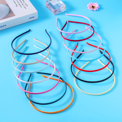 直销包布5mm发箍热卖金属套布0.5cmdiy发饰配件材料