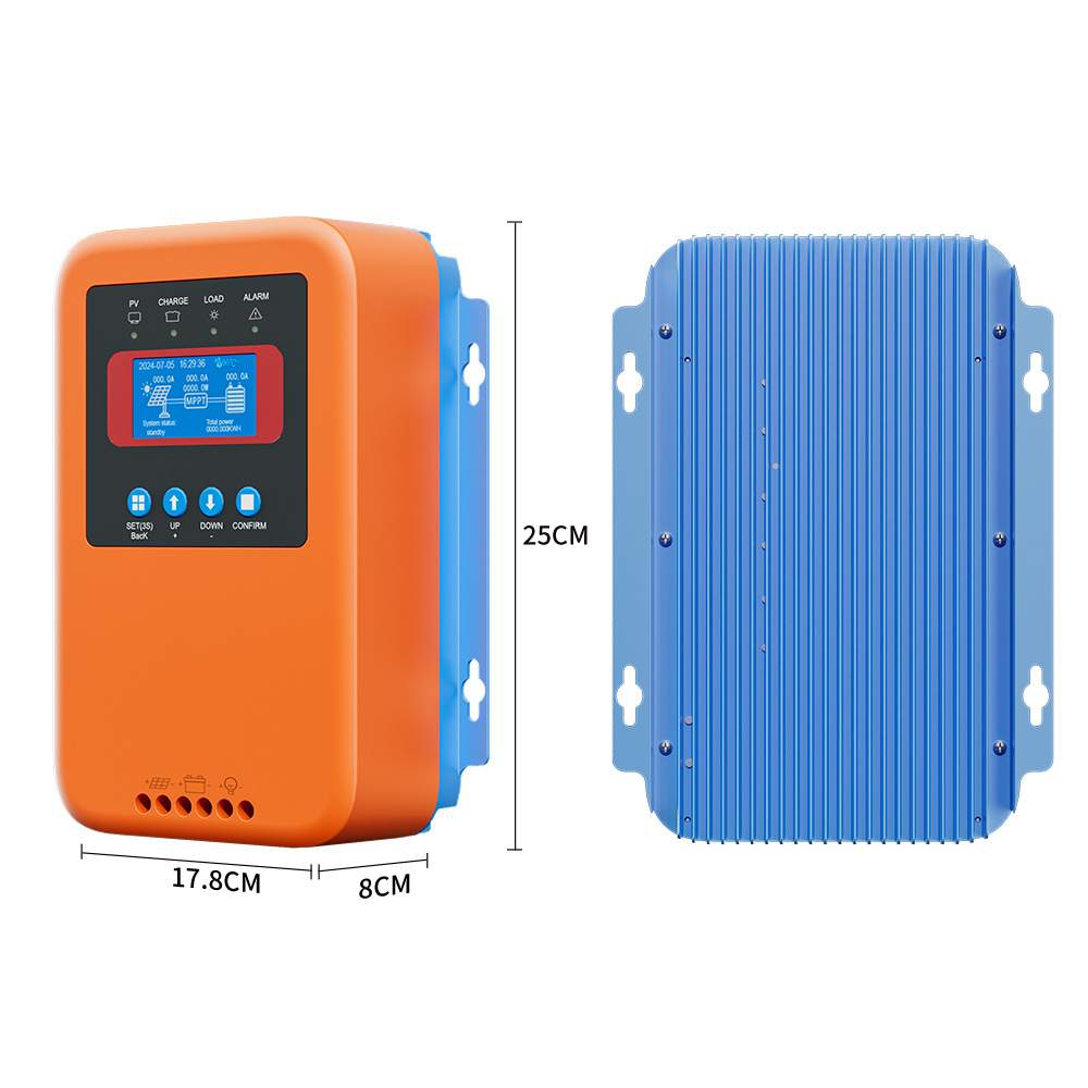 热销MPPT太阳能控制器 光伏电池板mppt充电控制器 新款80A 100A
