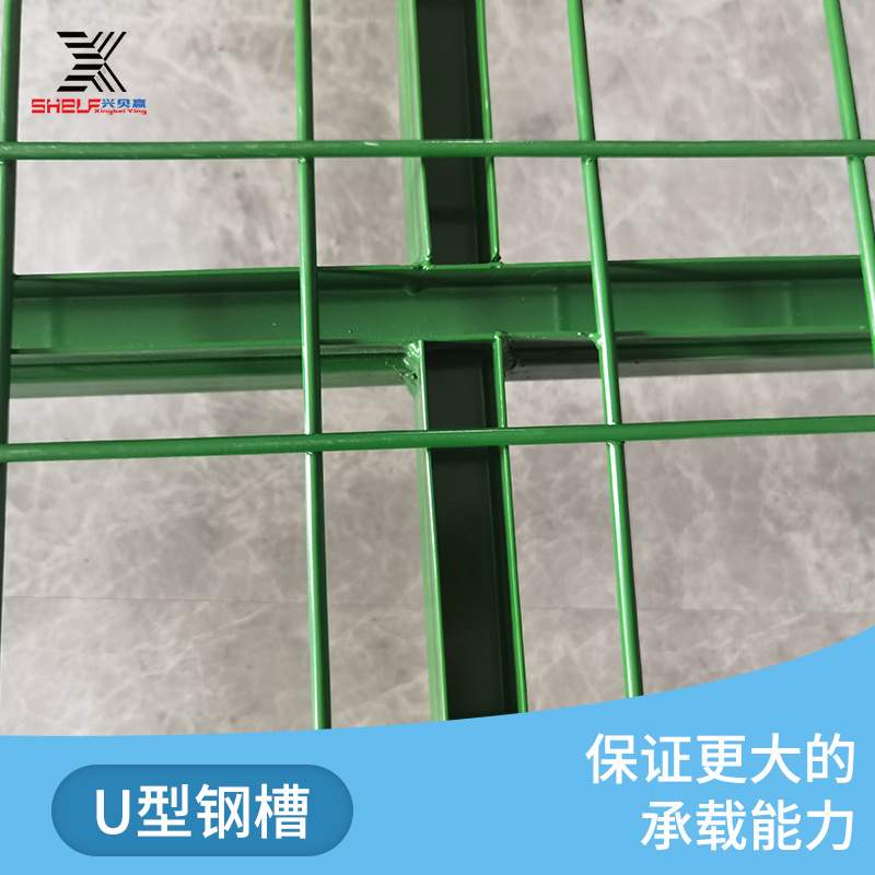 仓储笼车贴铁框周转笼仓库蝴蝶笼铁筐金属周转箱铁笼钢丝笼笼车带