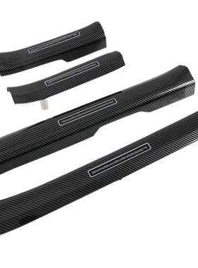 适用于22款比亚迪元PLUS内门槛条改装ATTO3迎宾踏板门槛条装饰贴