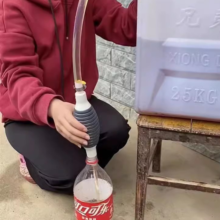 新款抽洒神器抽油管汽油导流管自吸软管吸油用品加长自动鱼缸换水