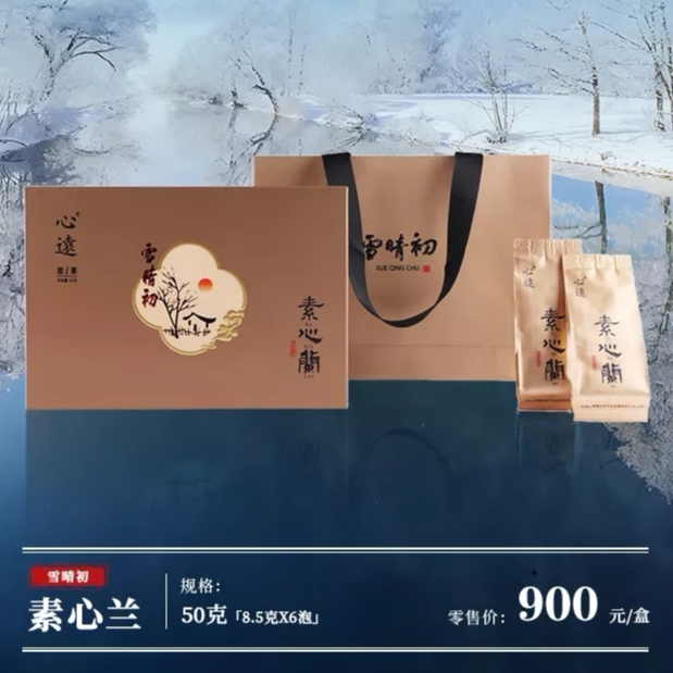 雪晴初素心兰上水系列50g克8.5g散泡品鉴礼盒装6正品武夷山岩茶叶