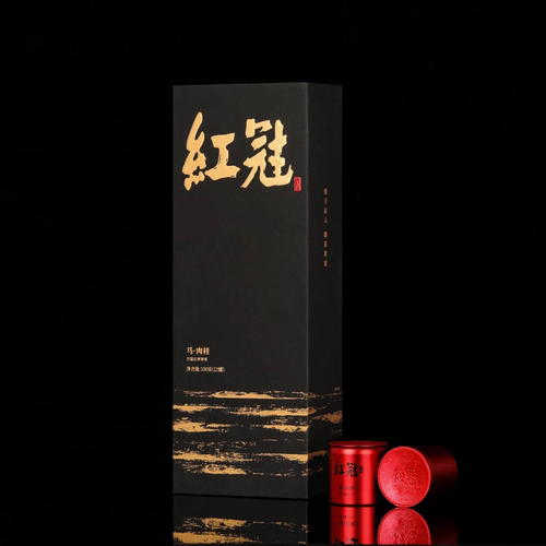 武夷岩茶熹茗红冠马肉桂100克12泡茶叶礼盒包装送礼推荐茶叶