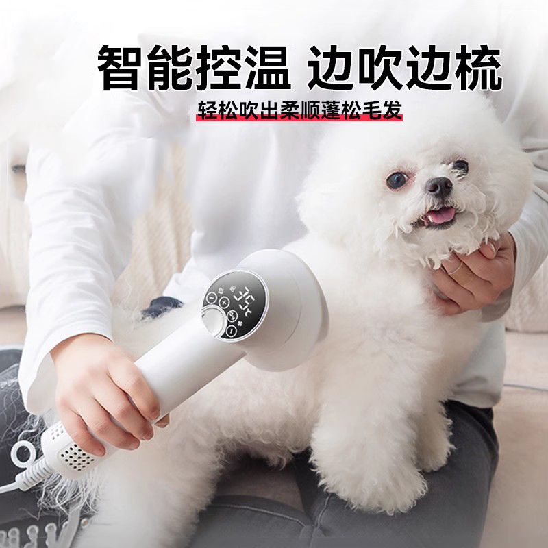 宠物吹风机拉毛一体机狗狗吹毛神器猫梳毛比熊泰迪洗澡小型犬专用