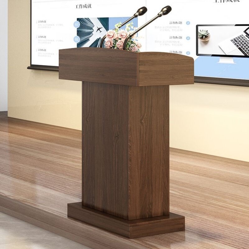 讲台桌培训班主持台课桌学校小讲台会议室发言台多媒体演讲台讲桌