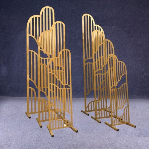 婚庆道具中式铁艺路引海誓山盟屏风复古婚礼现场布置舞台装饰摆件