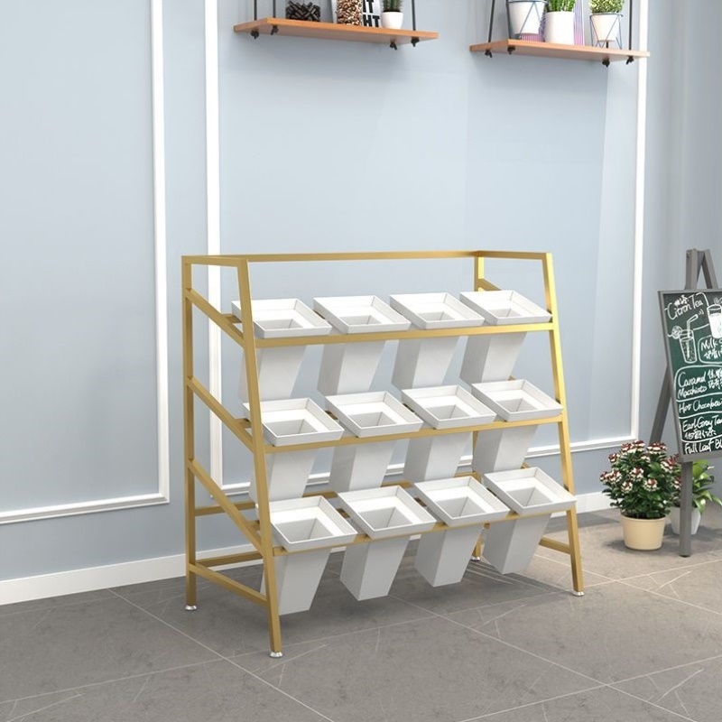 多层桶展示架花店专用货架醒花养花插花架婚庆用架子