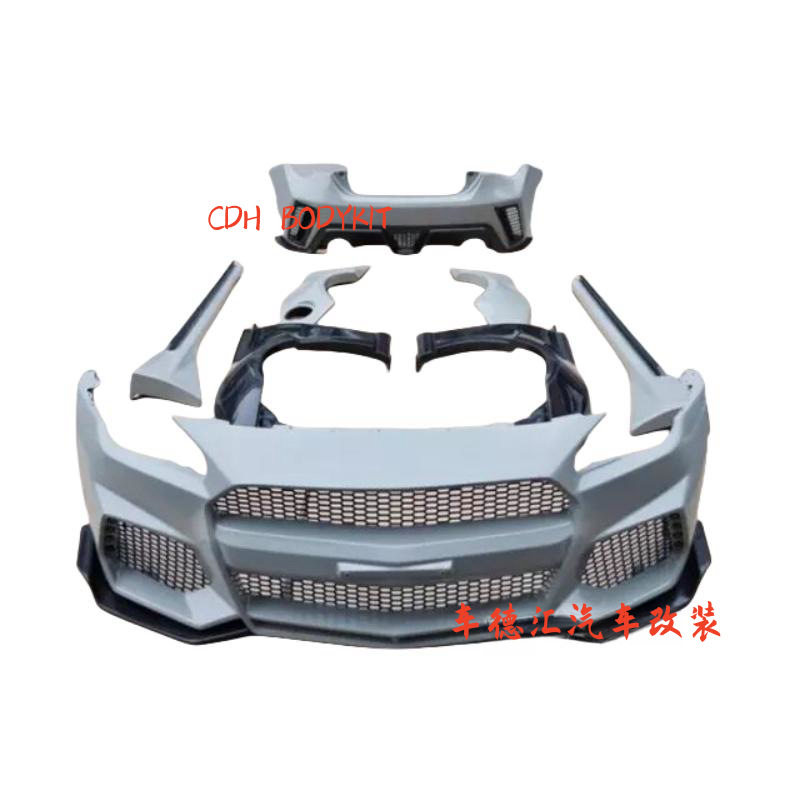 适用于丰田GT86改装宽体大包围前杠叶子板侧裙后杠车身套件