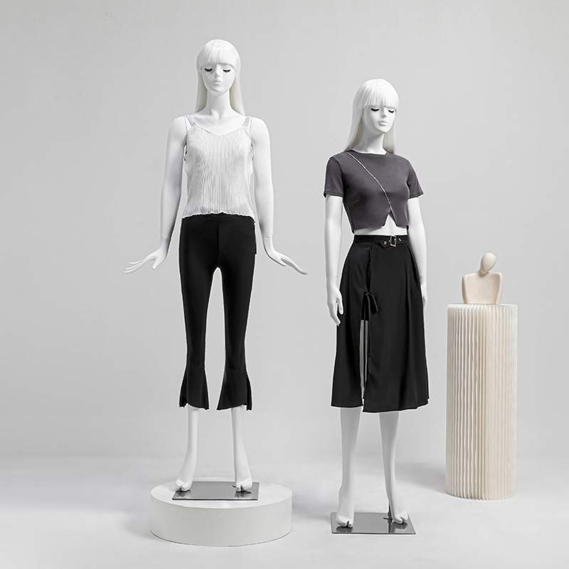 高档服装店模特展示架全身人台女装店衣服人偶橱窗人体模特架假人