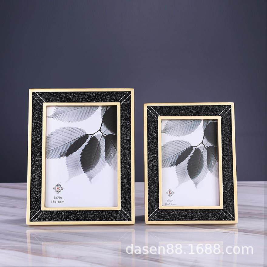 相架相框摆台6寸7寸美式欧式样板房家居饰品创意客厅卧室装饰摆件