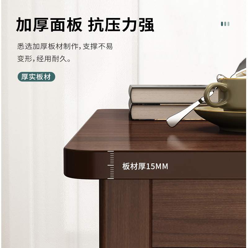 中式沙发边几小桌子客厅阳台家用迷你小茶几床头柜现代简约小方桌