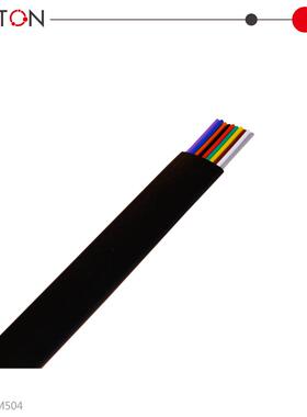 十芯10C电话线扁平黑色线26AWG28AWG100米/卷