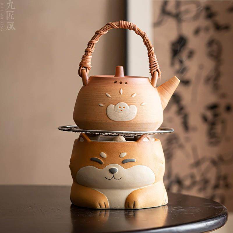 围炉煮茶炭炉可爱柴犬家用小型茶炉电炭两用可干烧陶瓷创意煮茶器,鲜花速递/花卉仿真/绿植园艺,割草机/草坪机,淘宝优惠券,粉丝福利购,淘宝优惠卷