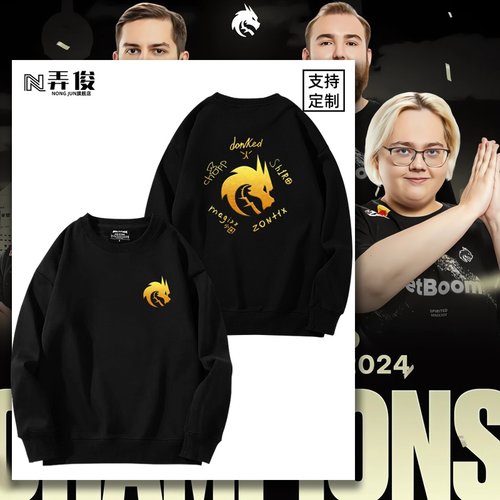 加绒柔顺亲肤保暖圆领卫衣