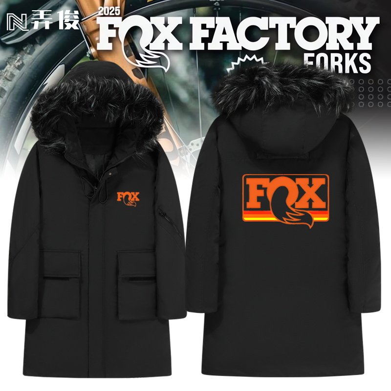 Fox越野摩托车山地自行车骑行服队服宽松上衣服户外羽绒保暖外套