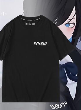 VRChat游戏街狐周边同款cos服短袖t恤衫男女纯棉宽松上衣服半潮流