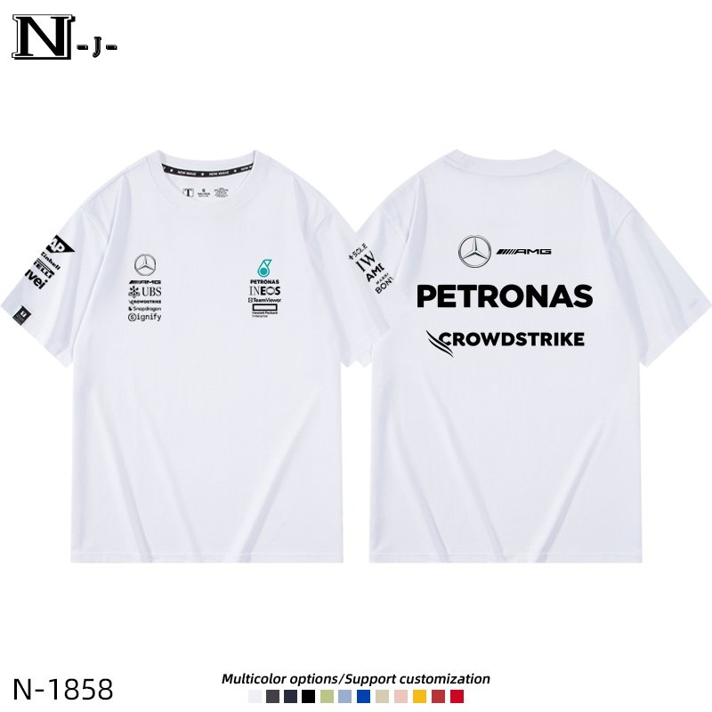 thumbnail for 25-26 season F1 Formula Meiben AMG team racing uniform peripheral loose short-sleeved T-shirt for men and women