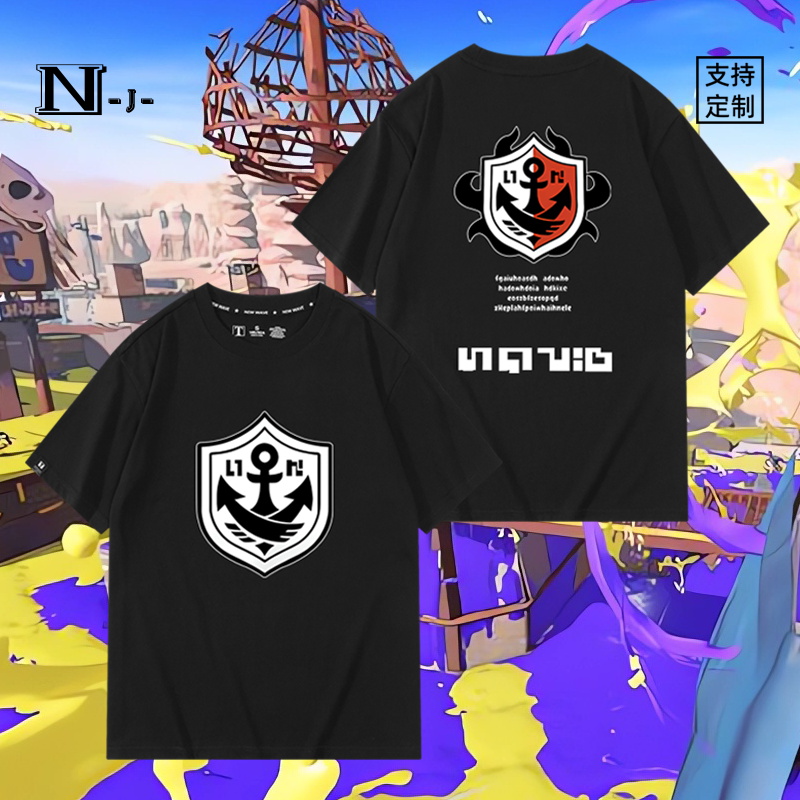 休闲宽松纯棉情侣短袖