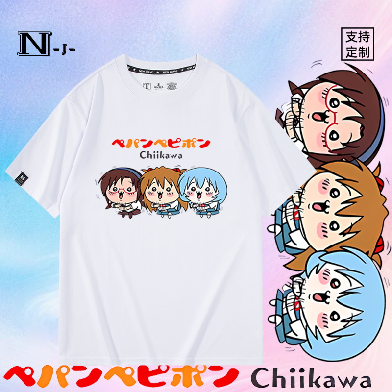 休闲宽松纯棉情侣短袖