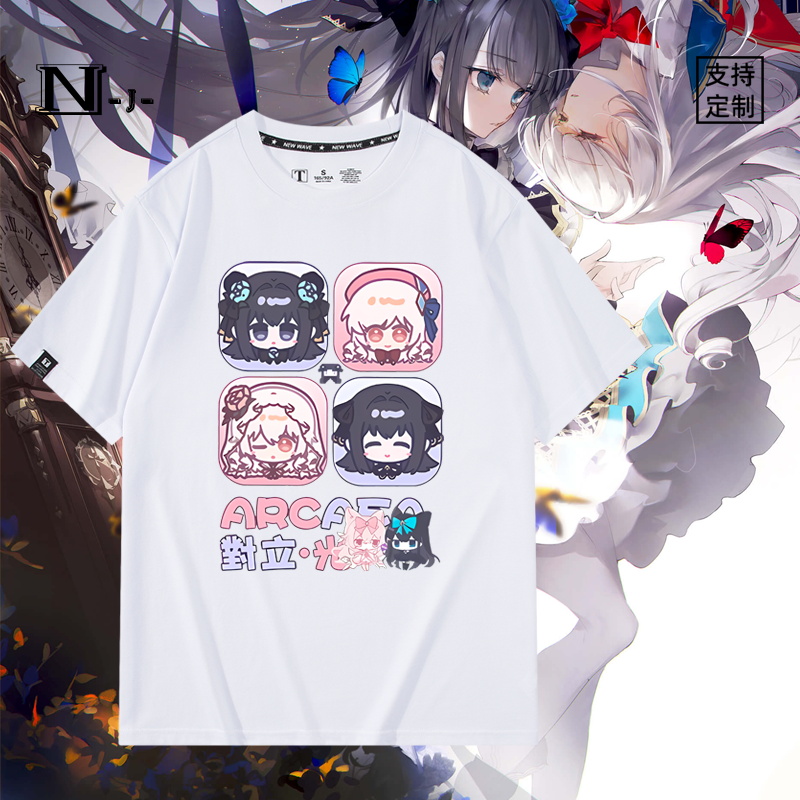 休闲宽松纯棉情侣短袖