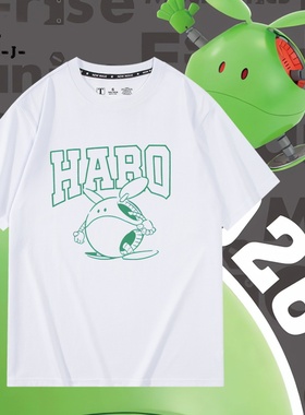 STRICT-G机动战士高达哈啰动漫周边短袖t恤男女上衣服纯棉半截袖