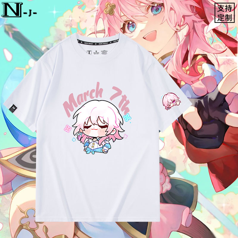 休闲宽松纯棉情侣短袖