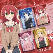 孤独摇滚动漫徽章柚后藤独山田凉喜多郁代周边方形徽章吧唧装 饰