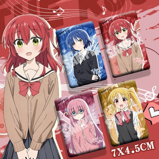 孤独摇滚动漫徽章柚后藤独山田凉喜多郁代周边方形徽章吧唧装饰