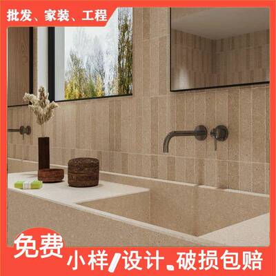 全瓷质感莱姆石6001200防滑卫生间地砖墙砖广东阳台微哑质感砖格