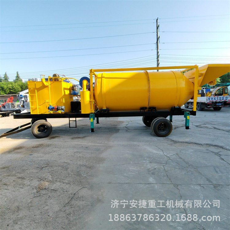 自动控制沥青拌合机5方移动式筑路机械小型滚筒加热再生设备